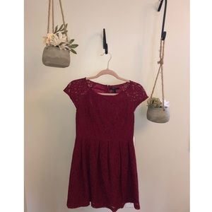 Wine Color Dress